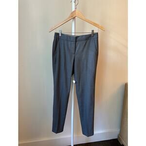 J.Crew Super 120’s Wool Gray Tailored Pants, Size 00